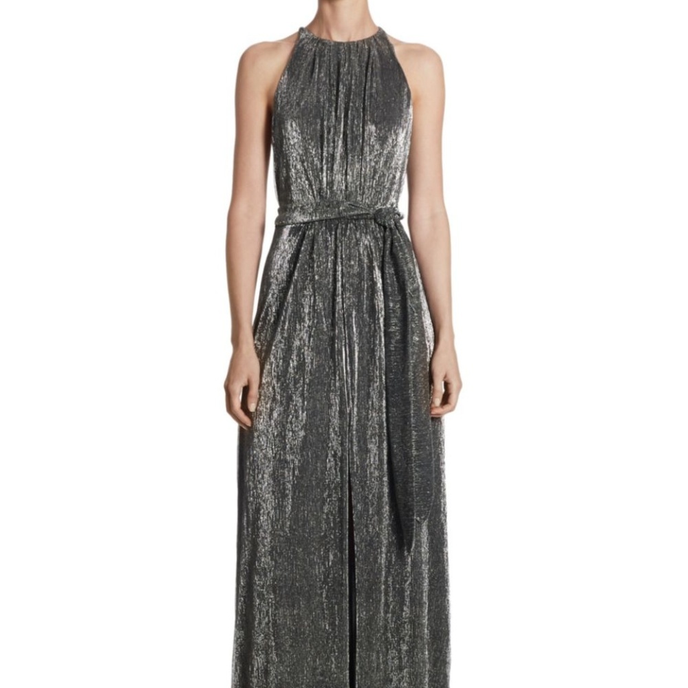 NEW WITH TAGS!! Halston Heritage silver gown! - Picture 2 of 5